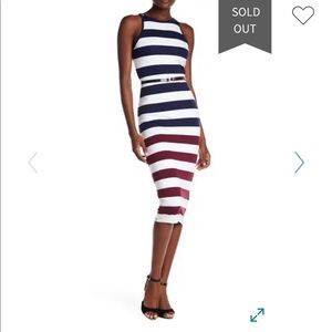 NWT Ted Baker Stripe Dress Sz 3
